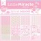 Little Birdie Little Miracle Cardstock Pack 12"X12" 12/Pkg-Baby Girl